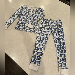 Roller Rabbit Kids Monkey Pajamas BLUE. Size 8